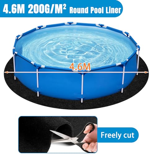 Tapis de Protection pour Bain à Remous Piscine Extérieur Rond