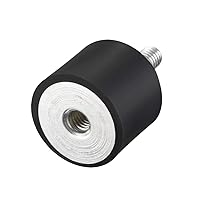 Vista 10 de uxcell Soportes de goma M6 macho hembra, 1 amortiguador, para generador de motor, compresor de garaje, bomba de ósmosis inversa, generador de aire