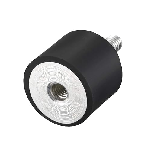Miniatura 19 de uxcell Soportes de goma M10 macho hembra, amortiguador, para generador de motor, compresor de garaje, bomba de ósmosis inversa, generador de aire