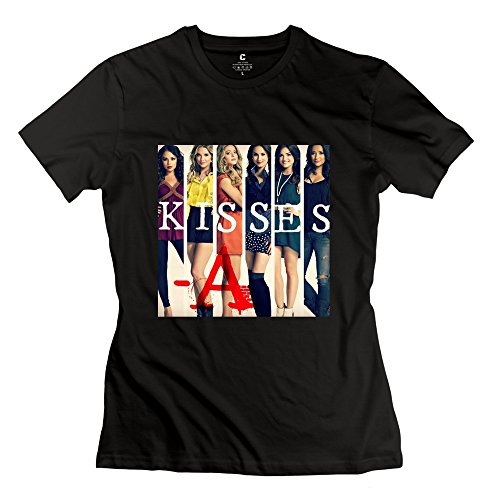H'nan Women's Pretty Little Liars-KISSES T-shirt