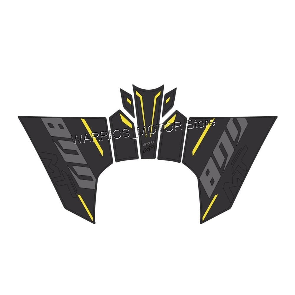 Motorcycle Tank Protector for 800MT 800 MT 800 Mt Motorcycle Accessories Tank Pad Protector Sticker Decal Gas Knee Grip Traction Pad Side Logo