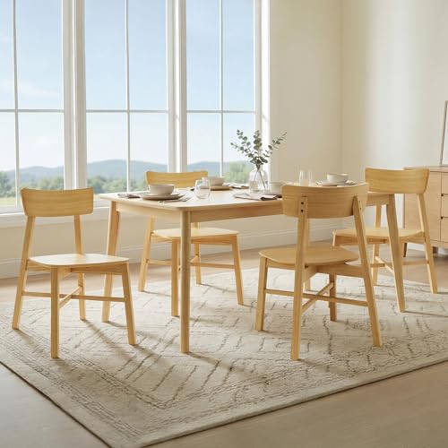 CHITA Solid Wood Oak Dining Chairs