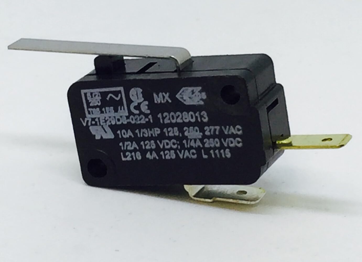 AVLIS-CO 12028013 Switch AMA12028013 Miniature Basic Switches: V7 Series, Single Pole Normally Open