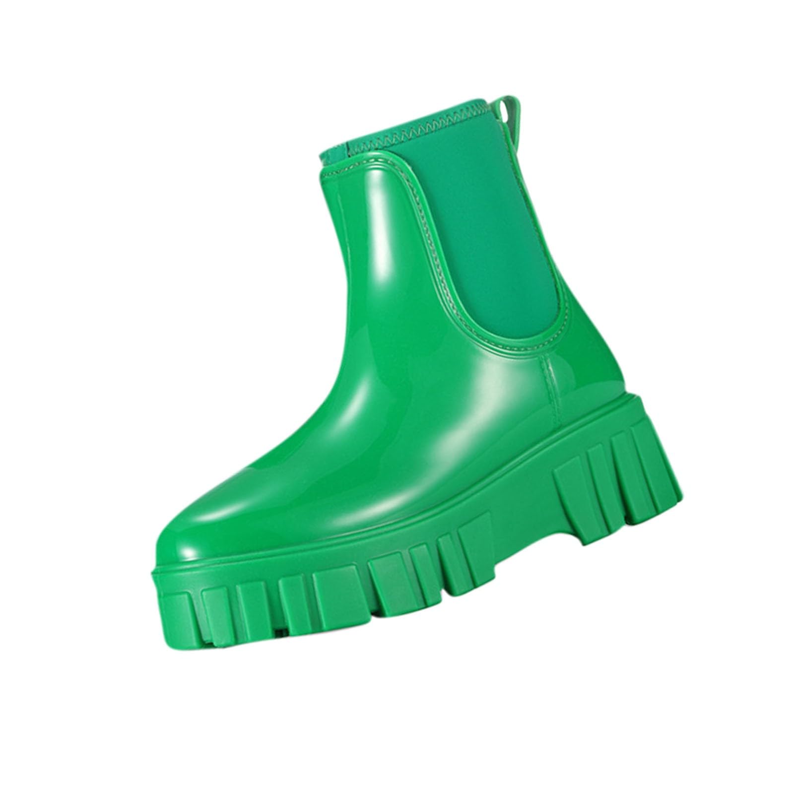 Bottes de pluie imperméables et légères de couleur unie - 7