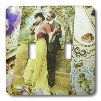 Love Collage interrupteur à baïonnette multicolore pour salon - 3