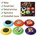 18pcs Reptile Food Dish Bowls, Plastic Colorful Reusable Small Reptile Food Dish Bowls Suitable for Lizard Gecko Frog Pet Tortoise Isopods (6 Colors)