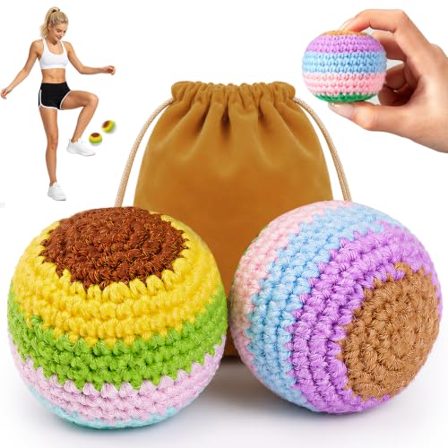 KICKO Footbags - Hacky Sack (2-Pack)