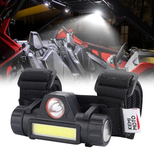 KEMIMOTO UTV Dome Light Roll Bar Cage Mount Interior Lights Compatible with Polaris RZR Can Am Talon...