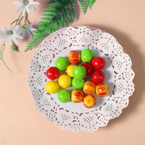 Lnngub 150 Stück Rund Papierdeckchen, 16 cm Runde Papier Tischsets Weiße Spitzenpapier Tortenspitze Mehrzweck Spitze Tischset für Geburtstage, Hochzeiten, Partys, Abendessen, Basteln, Dekorationen