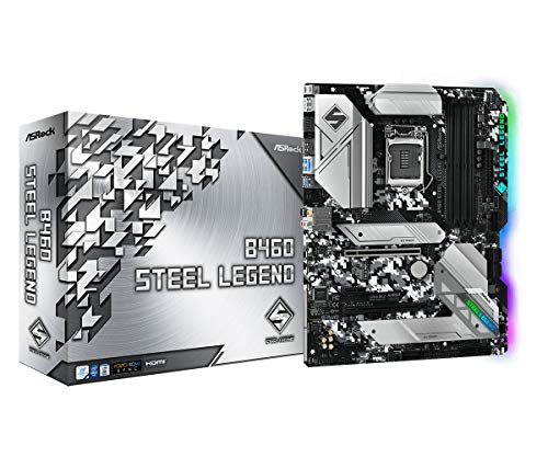 Asrock B460 STEEL LEGEND Supporta la scheda madre dei processori Intel Core di 10a generazione (Presa 1200)