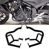 GYMARK Motorcycle Bumper Guard Bar Protecto Engine Crash Bars for H-onda CB400X CB400F CB500X CB500F CB400 X CB400 F CB500 X CB500 F 2021-2024 Frame Bumpers