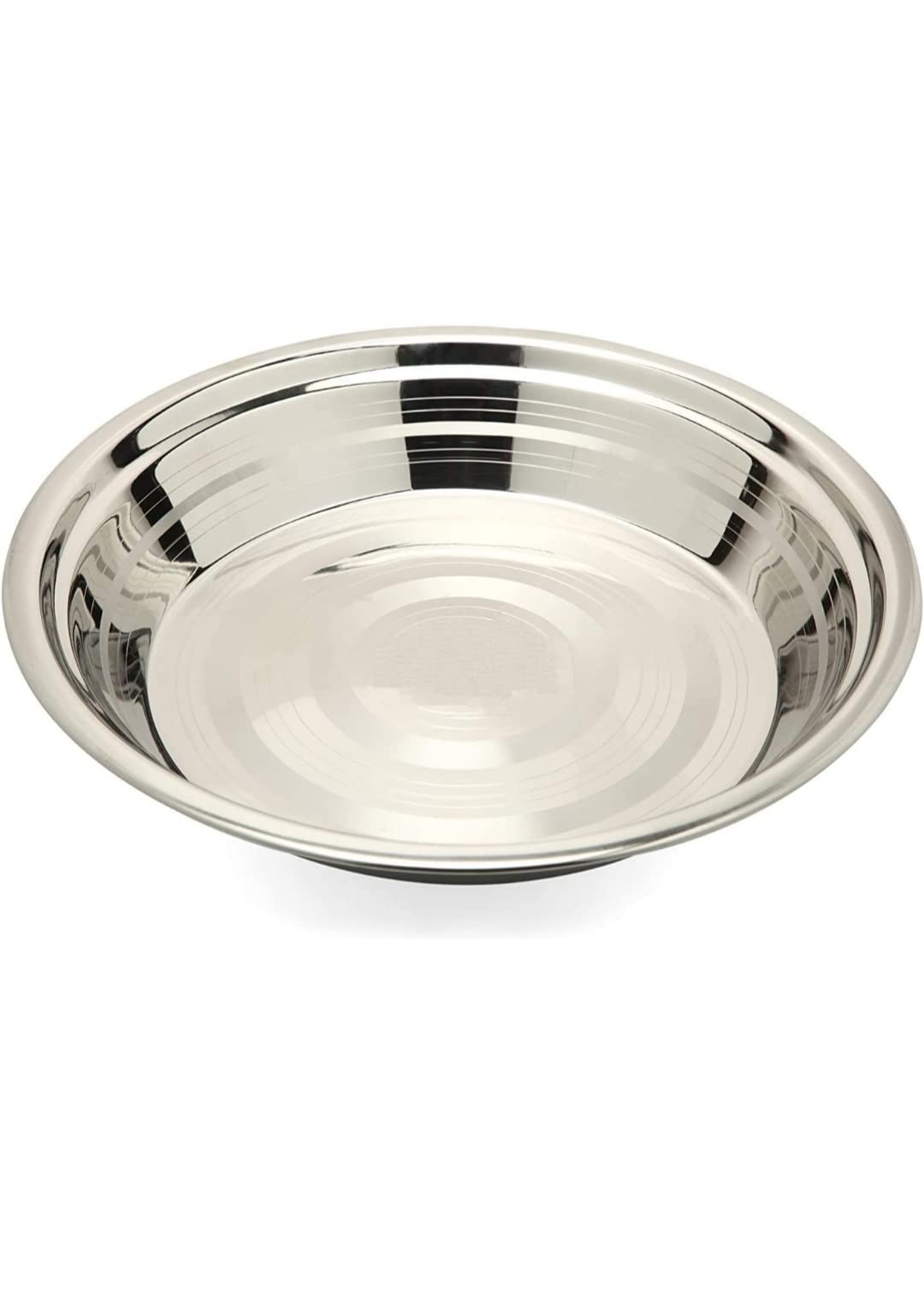 PL SUPREME Gupta Store Round Roti Atta Thali Parat Plain Plate| Multipurpose thali | Stainless Steel Parat | Silver Plate |