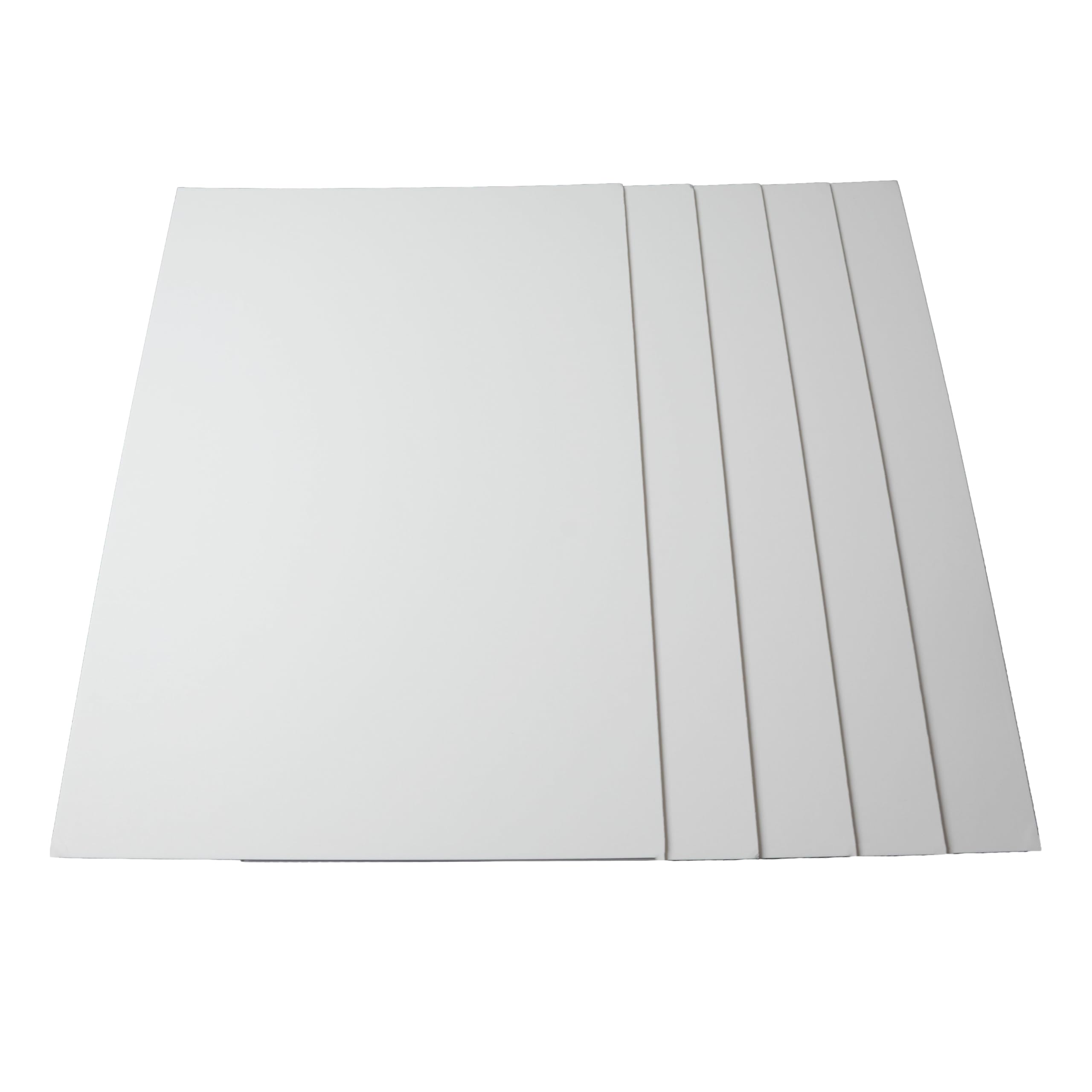 JamJar Print Backing Board A3, 620gsm, 10 Sheets, White, Silky Coated, Heavy Duty Card Stock