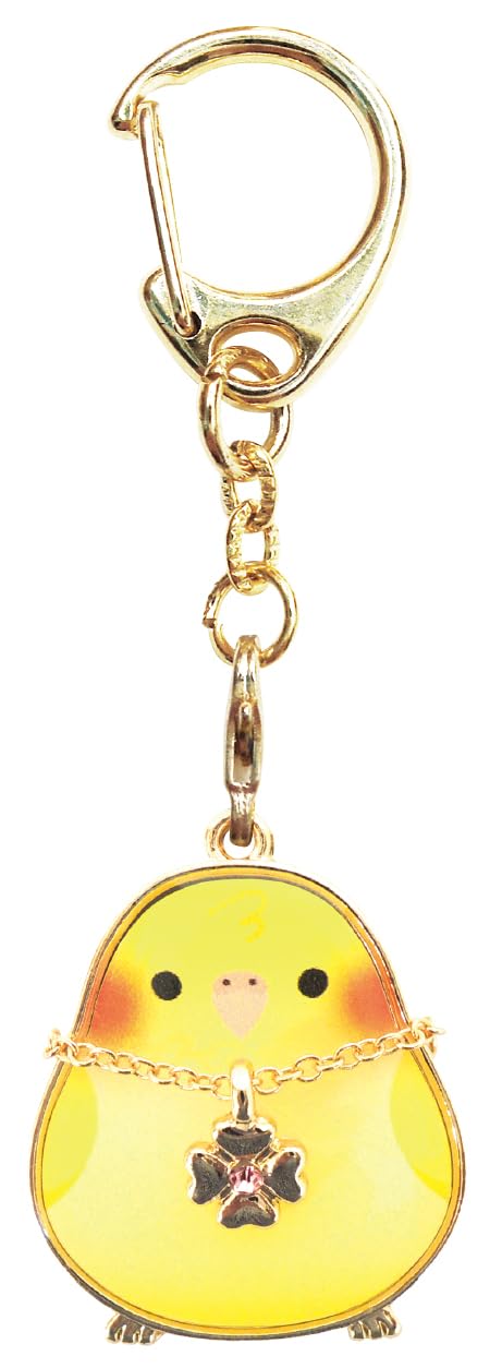 Amazon.co.jp: ことりキーホルダー オカメイエロー キーホルダー