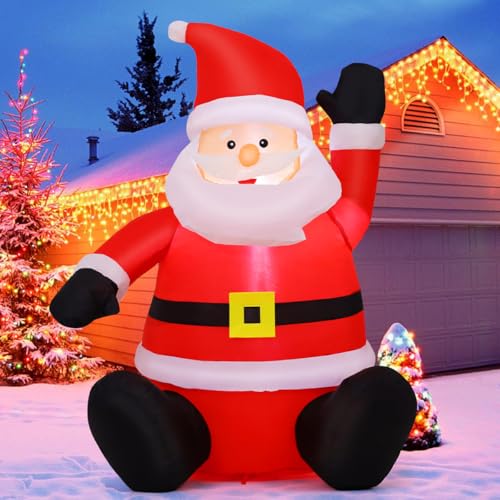 Jolly Santa Inflatable Yard Fun