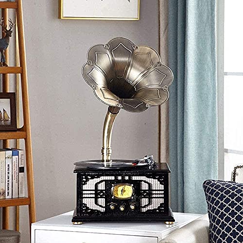 Rétro Vintage phonographe Tourne-Disque Multifonction Ancien Radio stéréo Subwoofer Ornements platines Cadeau Ornements… - Les Beatles, Paul McCartney, John Lennon, RIngo Starr, George Harrison Rétro Vintage phonographe Tourne-Disque Multifonction Ancien Radio stéréo Subwoofer Ornements platines Cadeau Ornements… – Image 3