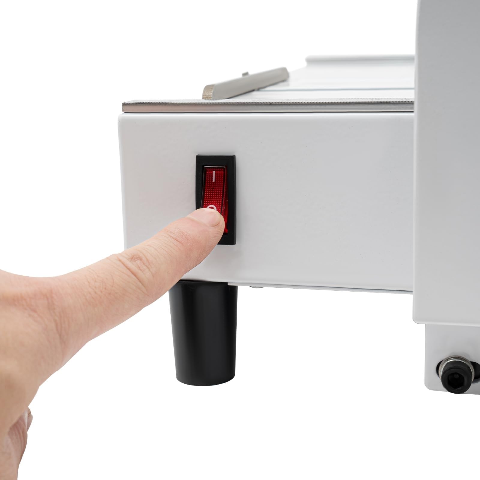 Heftbinde-Faltmaschine, 2-in-1 Papierordner Hefter, 60W mit Sichtfeld für Schulen, Druckereien, Büros