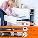 18 inch Drawer Slides 6 Pairs (12pcs) Soft Close 3 fold Full Extension Side Mount Cabinet Drawer Glides 18