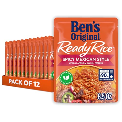 Bens Ready Rice Spicy Mexican Style, 12 pouches