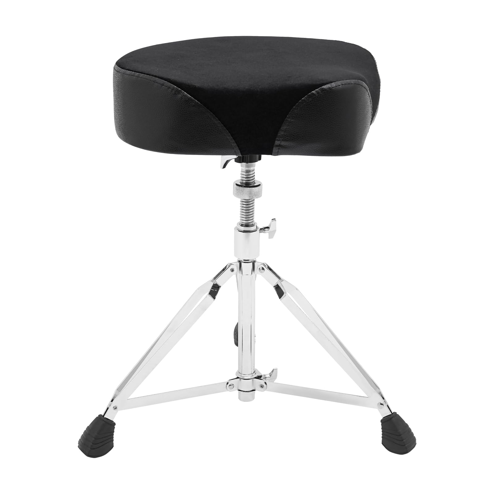 Tabouret à trois pieds réglable en hauteur - Pliable - Jusqu'à 100 kg - Réglable de 45 à 68 cm - Avec pieds antidérapants - Pour les salles de classe de musique, les exercices de batterie