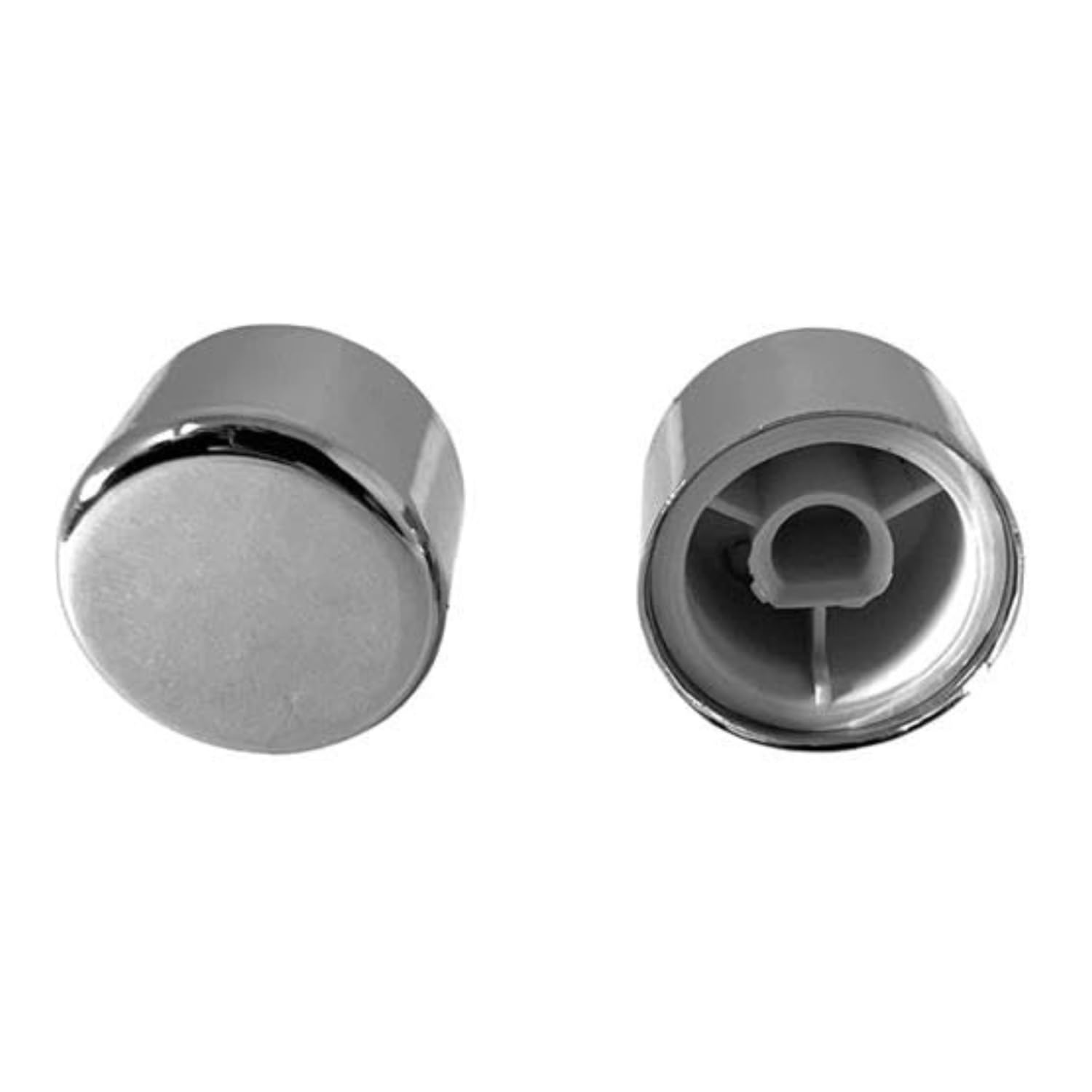 Replacement Dimmer Switch Knob - Spare Universal Knob for D-shaped spindles (2, Polished Chrome) โ image 1