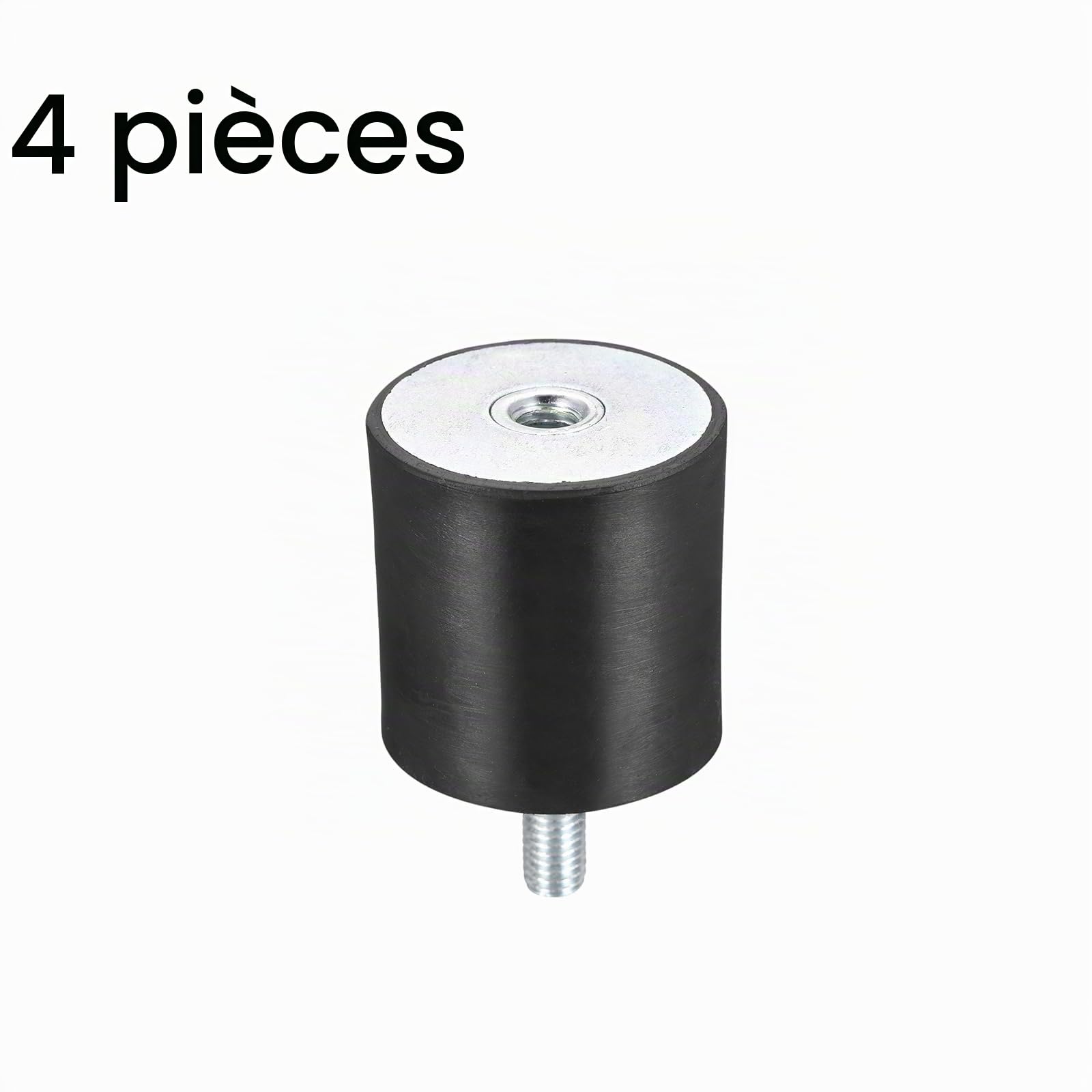 sourcing map Silent Bloc M10 Mâle/Femelle D50xH50mm 4pcs