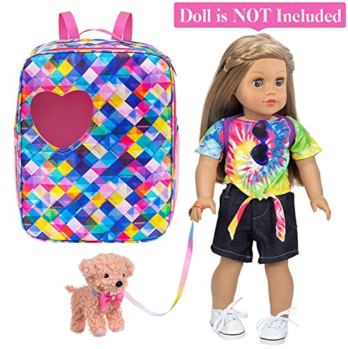 Ecore Fun AGB-DBS-B5 5 Items 18 Inch Dolls Bag Set And Accessories Including 18 Inch Doll Clothes thumb #1
