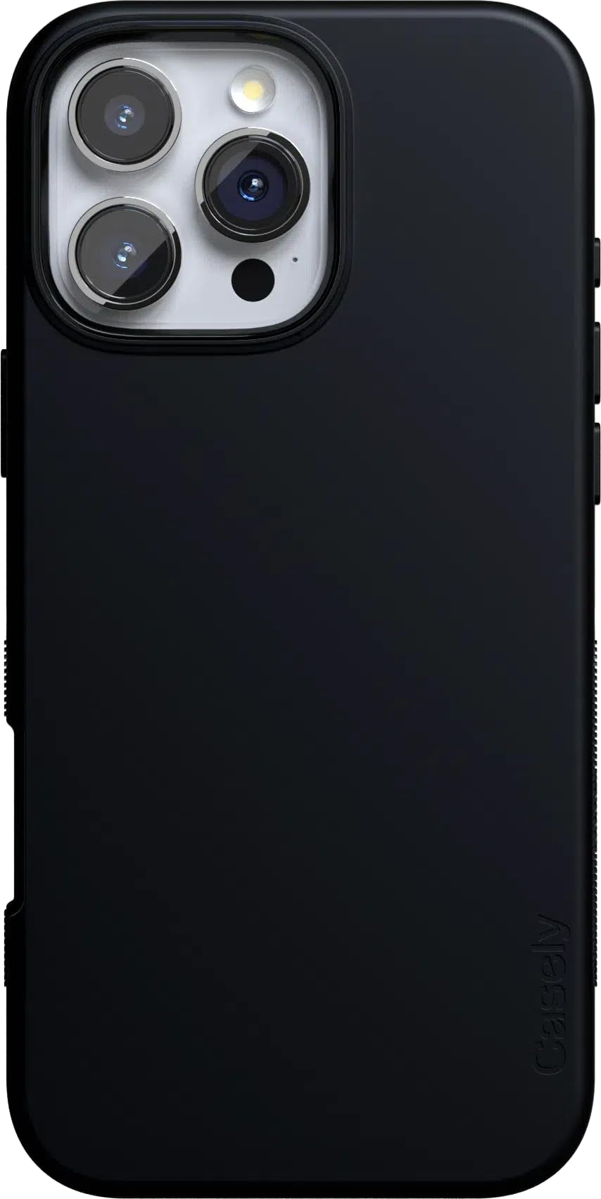 Casely iPhone 16 Pro Max Case | Black on Black | Bold Protective Design | Compatible with MagSafe