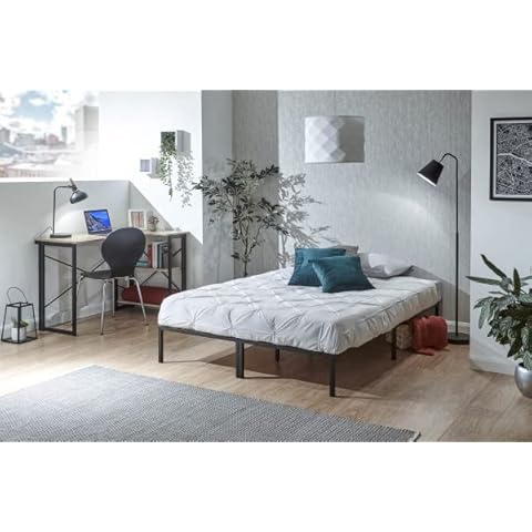 GFW Kore Black Metal Platform Bed Frame Cover
