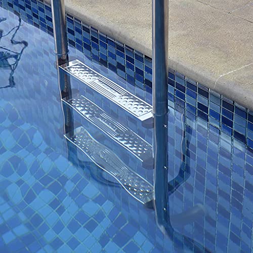 Escalera para piscina de acero inoxidable 3 pasos Katzowen miniatura 3