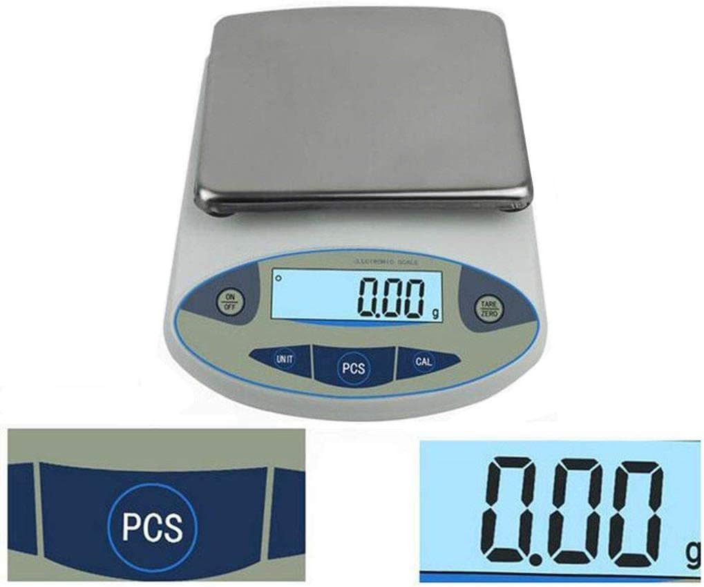 Báscula Digital Báscula electrónica Báscula electrónica de Alta precisión Báscula doméstica Báscula de Bolsillo Báscula doméstica(3000g/0.1g)