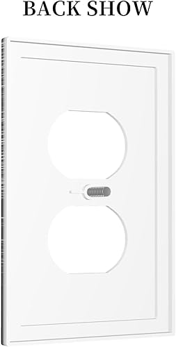 Miniatura 4 de Cubierta de interruptor de luz dúplex afroamericana de 1 cuadrilla, cubierta de salida de moda para mujer, placa de pared negra, placa de