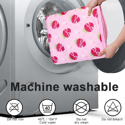 BAMY Cat Cooling Mat Summer Dog Silk Pad Self Cooling Cushion Washable Kitten Ice Blanket with Duck Strawberry Pattern (Pink Strawberry, S (19.7″x15.7″)) BAMY Cat Cooling Mat Summer Dog Silk Pad Self Cooling Cushion Washable Kitten Ice Blanket with Duck Strawberry Pattern (Pink Strawberry, S (19.7″x15.7″))