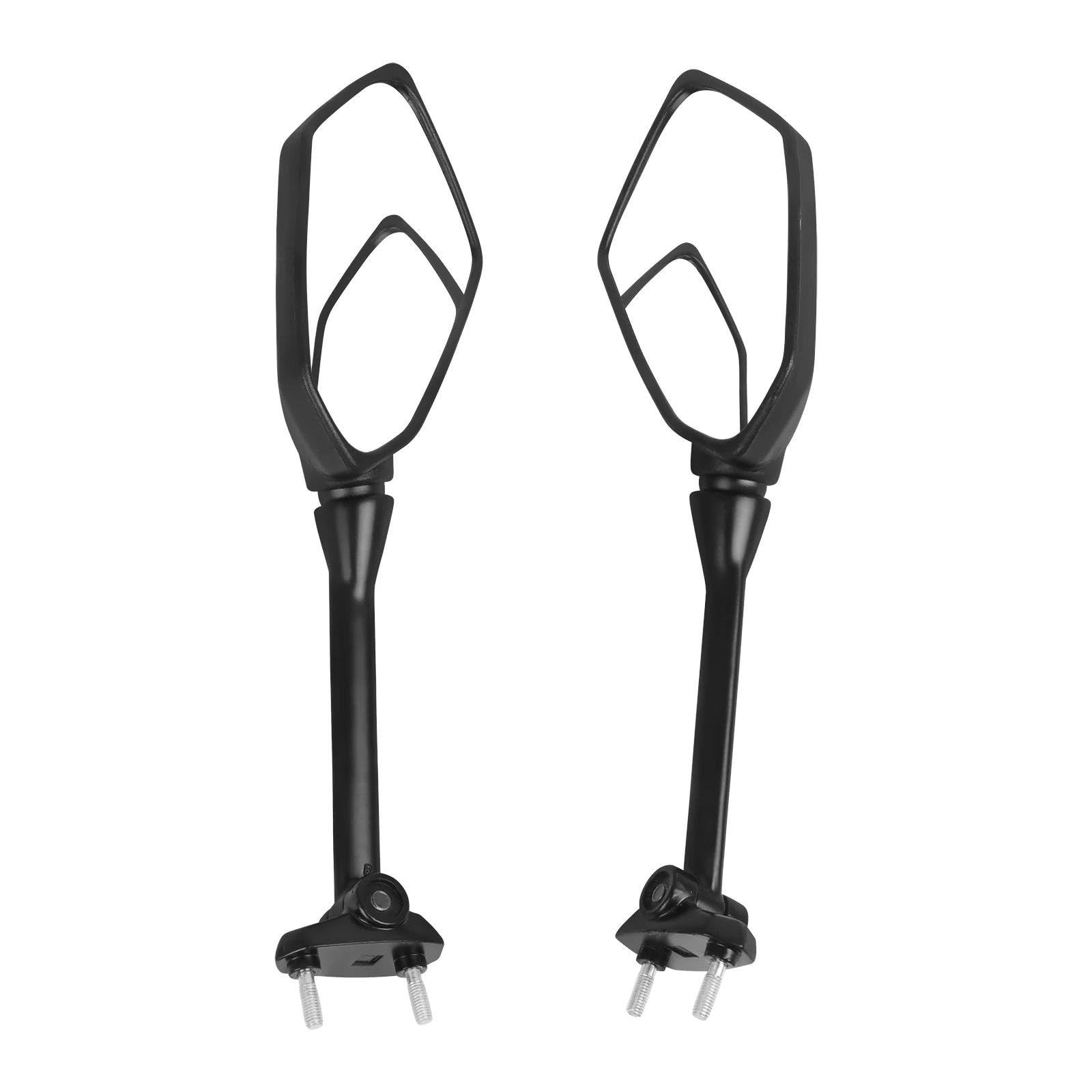 Rétroviseurs latéraux Rétroviseurs De Moto 1 Paire De Rétroviseurs Convexes Noirs Rétroviseurs Latéraux pour Kawasaki pour Ninja 1000 Z1000SX 2011-2019 Rotatif