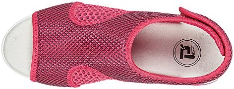Propét Women's TravelActiv SS Sandal, Red/Black, 6.5 2A US | Image 5