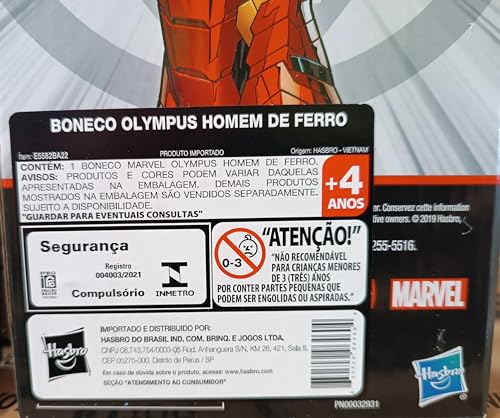 Marvel, Boneco Homem de Ferro Olympus, Vermelho - Imagem 5