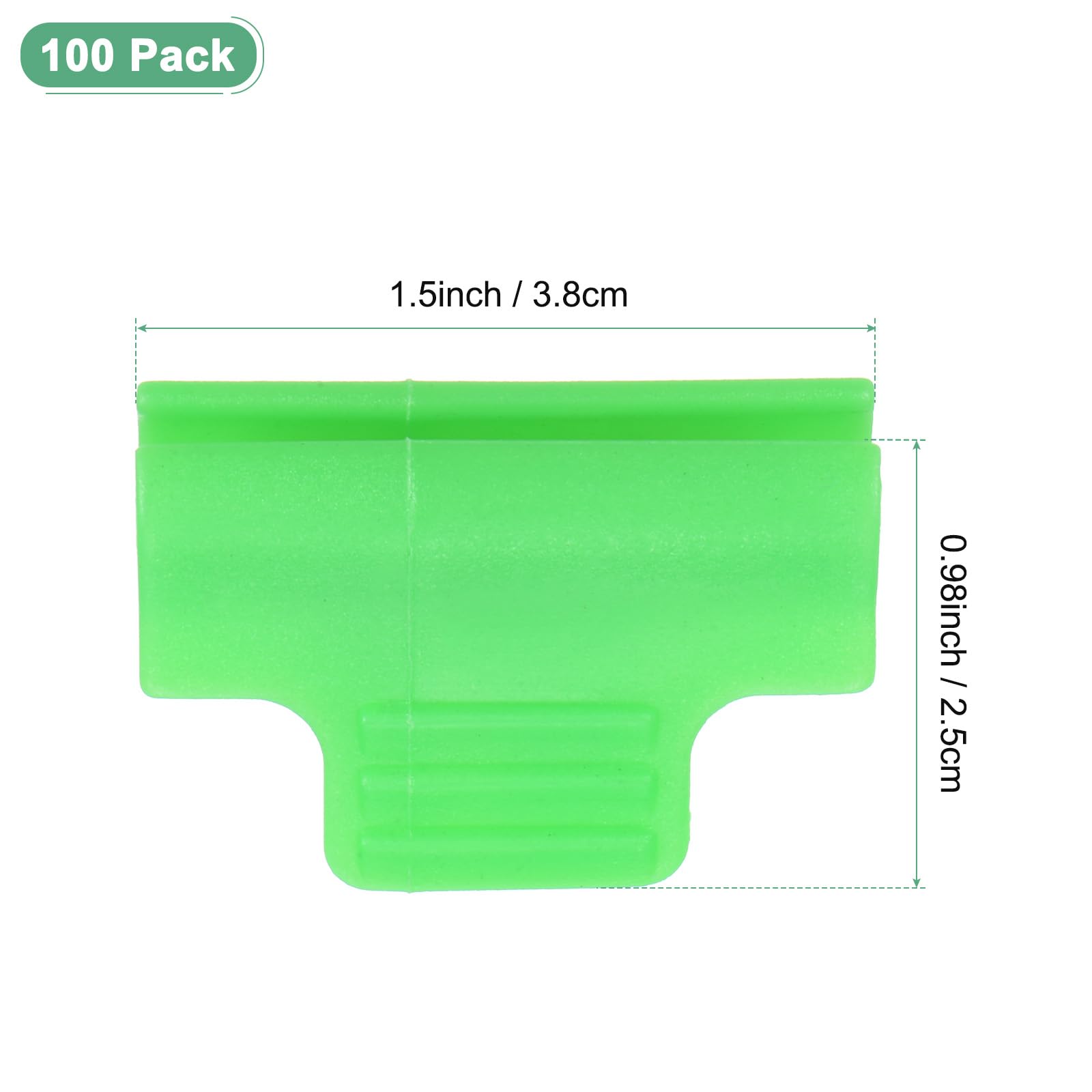 M METERXITY 100-Pack Greenhouse Clamps for 5/16 Inch PVC Pipe - Image 3