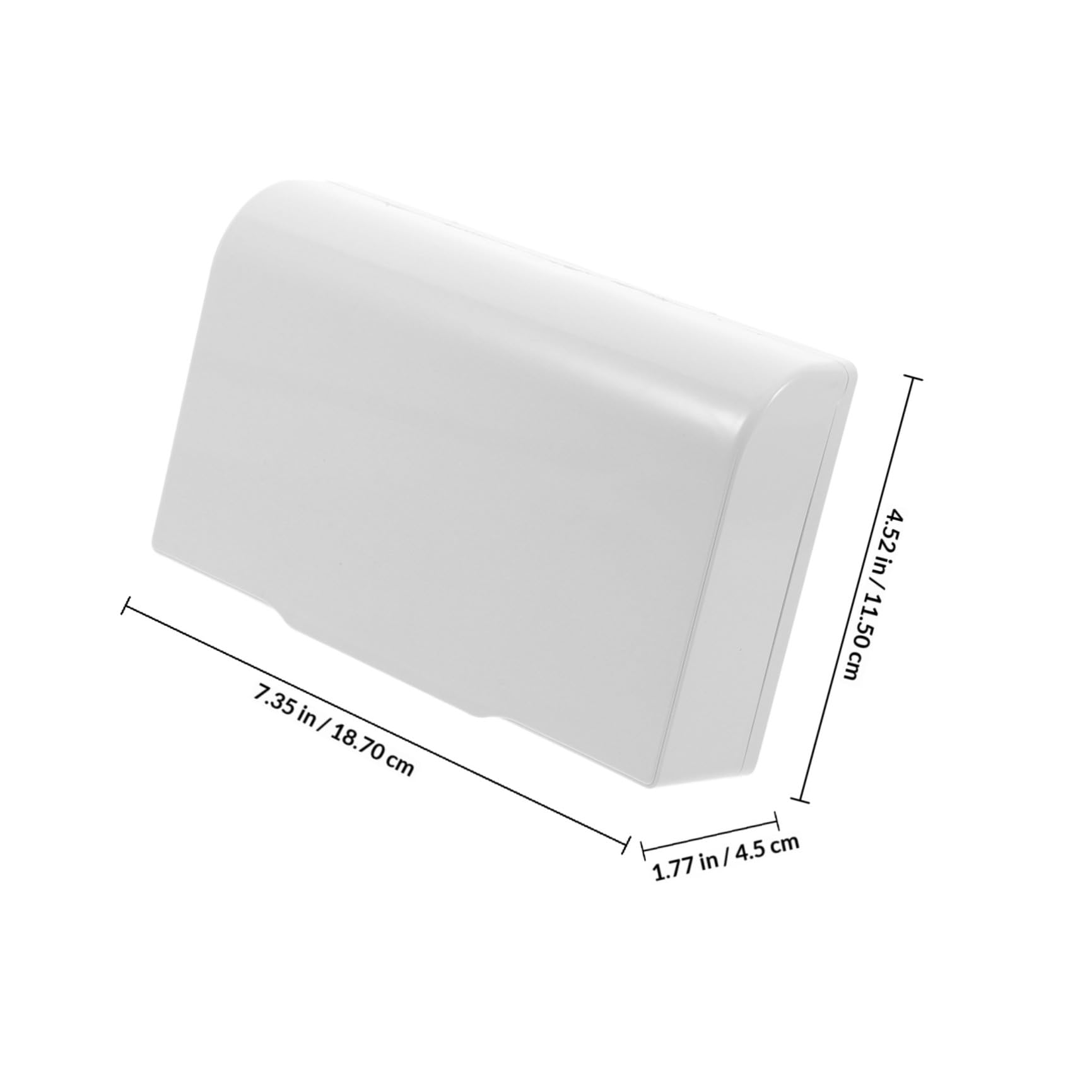 Elettrica Installazione Esterno da Coperchio Presa e per Bianco Plastica Adesiva Pratica Semplice Protezione Prese Esterne Outdoor