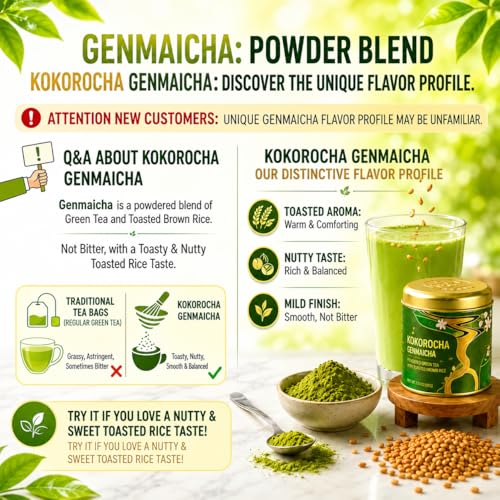 Té verde Genmaicha en polvo 40 g miniatura 2