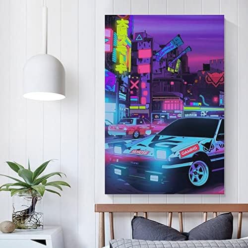 Japan Car JDM AE86 Posters Poster Decorative Painting Canvas Wall Posters And Art Picture Print Modern Family Bedroom Decor Posters 12x18inch(30x45cm)