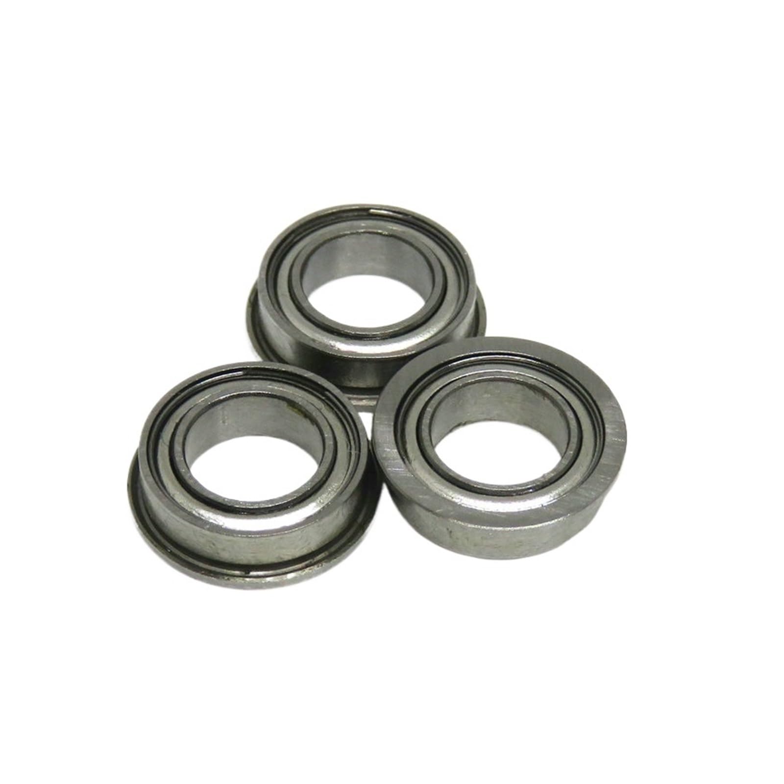 YIVELYYZG 5 Pieces MF106ZZ Flange Bearing 6x10x3 mm deep Groove Ball MF106 ZZ MF106Z LF1060ZZ 6 * 10 3 Miniature(MF106-ZZ 6x10x3)