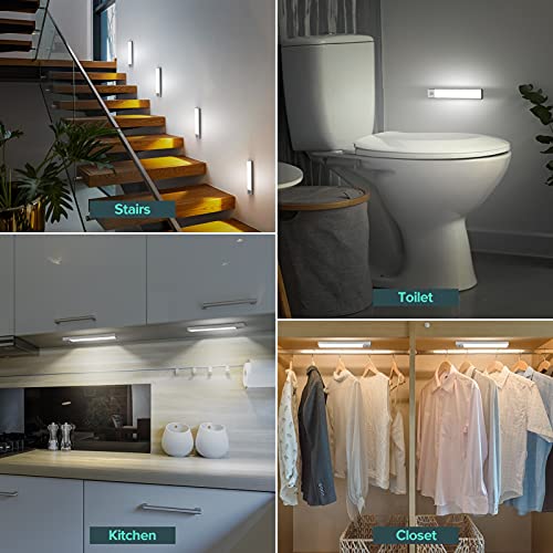 Image of BLS 36 LED Closet Light Battery Powered, Super Bright Under Cabinet Lighting, Motion Sensor Indoor, Wireless, 1500mAh Rechargeable, 120 Days Run Time