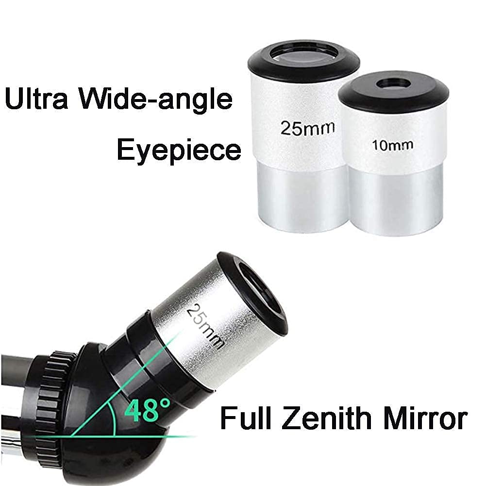 Teleskop astronomiczny dla początkujących i dzieci, teleskop o dużym powiększeniu 70 mm/400 mm ze statywem, łatwy do przenoszenia, obserwacja ptaków i krajobrazu, prezent urodzinowy vision