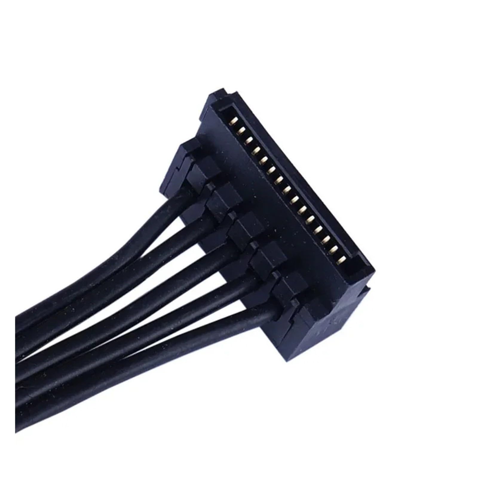 Generico Cavo di alimentazione mini da 6 pin a 2 SATA 15
