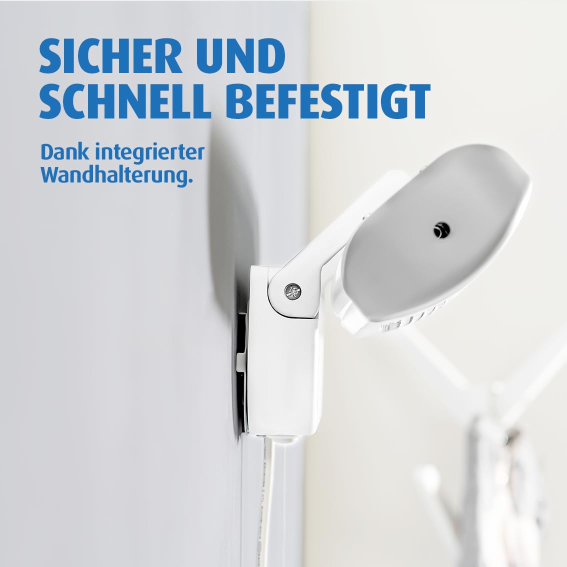 reer Wickeltischstrahler FeelWell, Heizstrahler zur Wandmontage, 2 Heizstufen, Timer, geprüft nach Medizinstandard