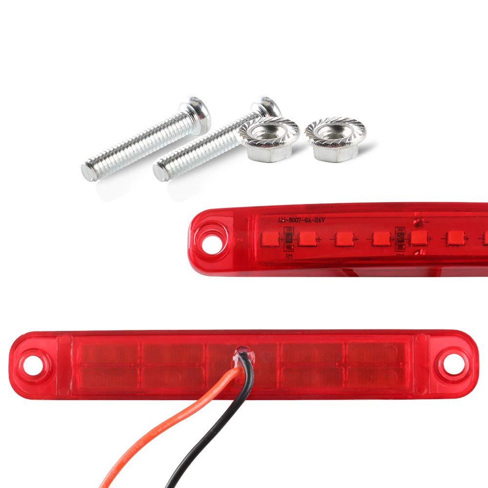 10 Luci LED Di Posizione Per Camion E Camper - 12V, Impermeabili IP70, Con Viti - Foto 2