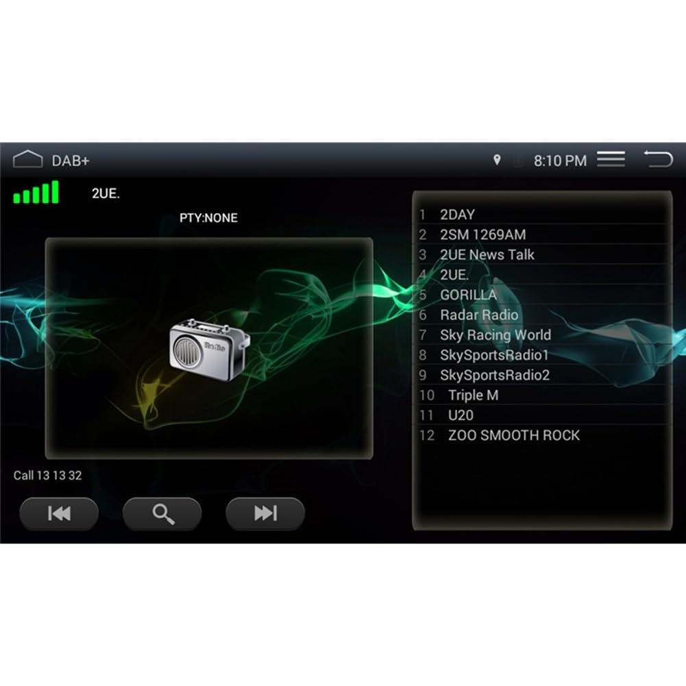 Antena Receptora + para Radio Estéreo de Coche Android con Adaptador USB. Escaneo Automático de de Canales. Uso de la Aplicación Logo.