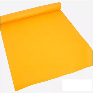 XILYZMO Alfombra De Boda, Extra Largo Boda Felpudos Al Aire Libre, Bodas Decoración Fibra Mixta Pista De Fiesta, Desplazarse Amarillo Alfombra Corredor para Fiesta (Color : Amarillo, Tamaño : 1x50m