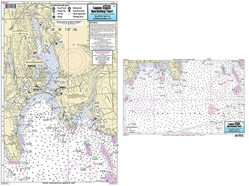 Captain Segull’s Small Boat/Kayak Niantic Bay & Approaches, CT, Fishing Nautical Chart # NIA411