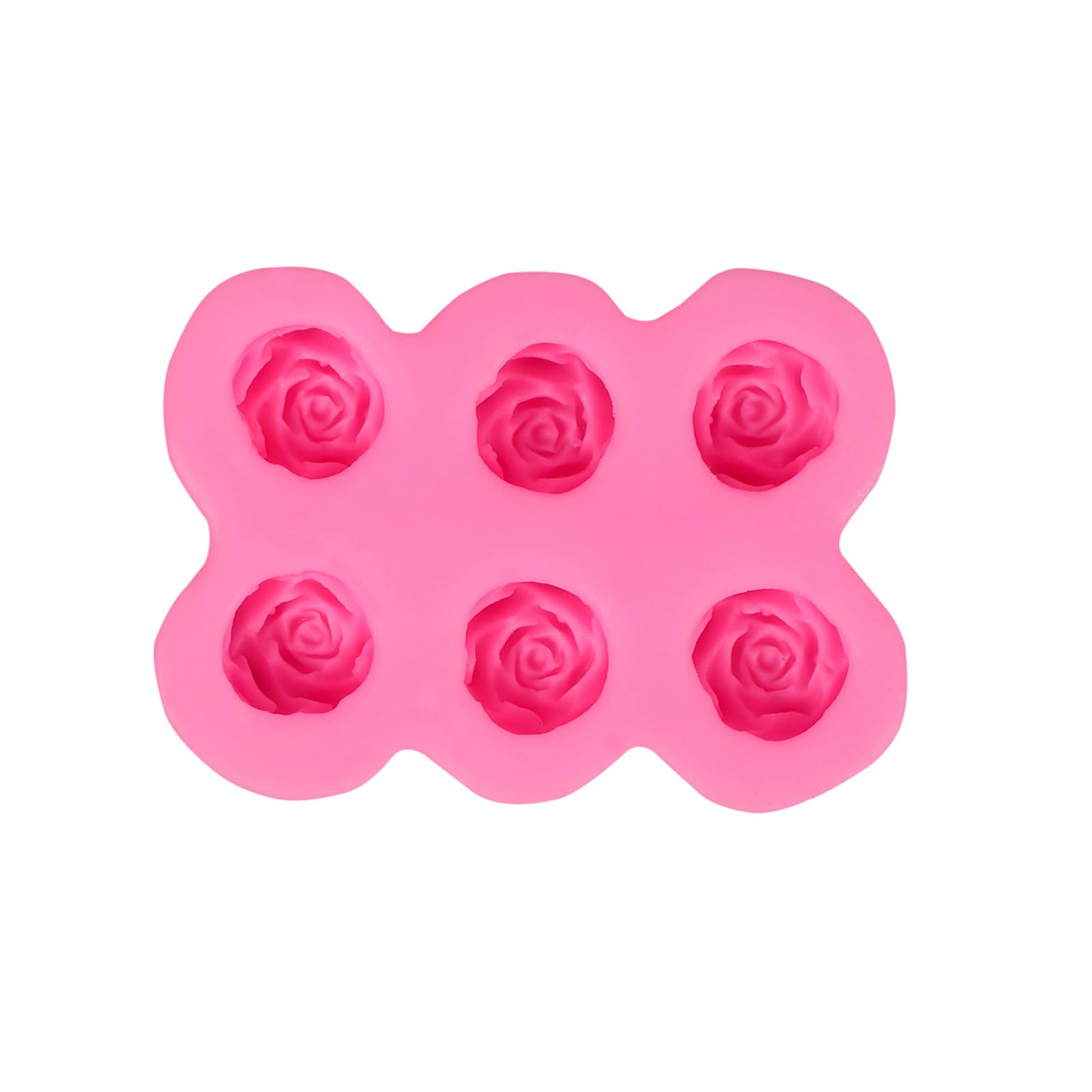 Jazuaiao Silicone Flower Molds Rose Flower Fondant Chocolate Molds for Dessert Cake Decorating, Cupcake Toppers, Soap Mold Silicone Fondant Cake Decorating Tool Chocolate